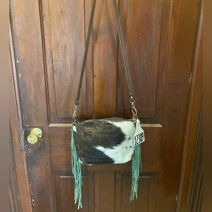 One of a Kind Holy Cow Couture Crossbody Purse